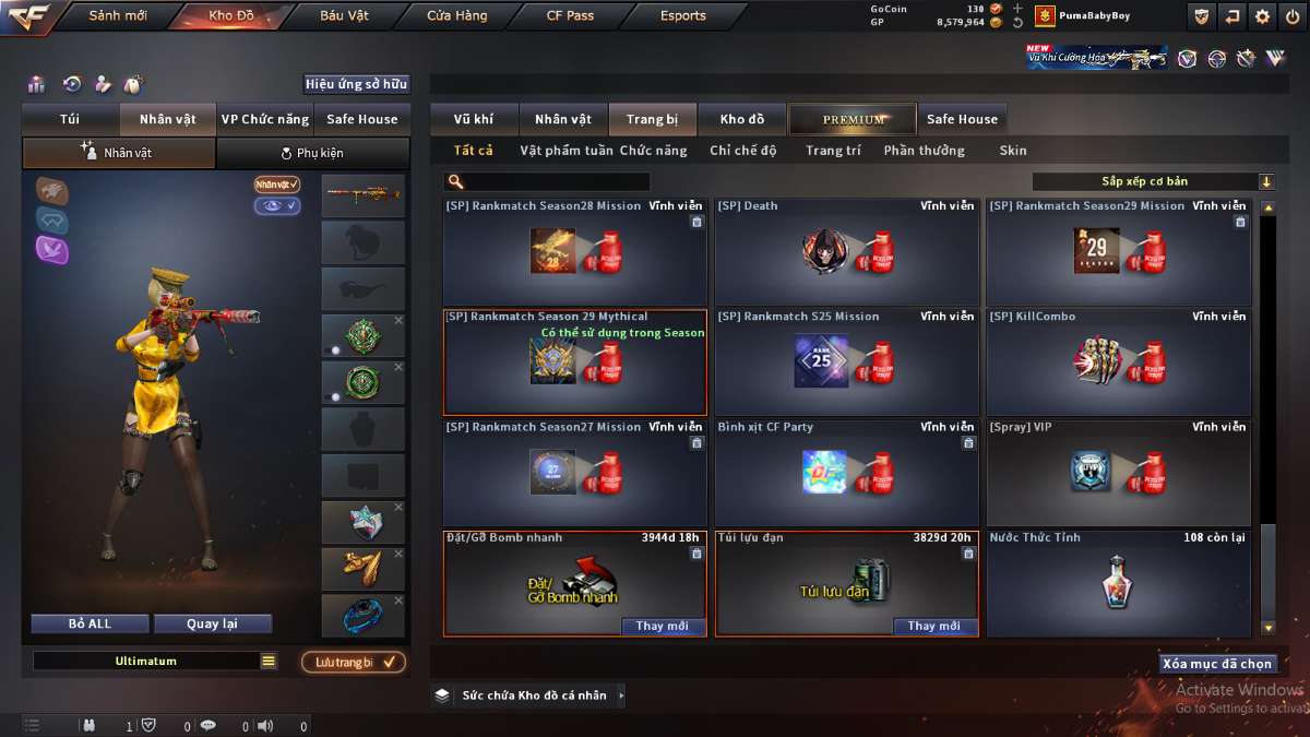 shop acc cf uy tin gia re